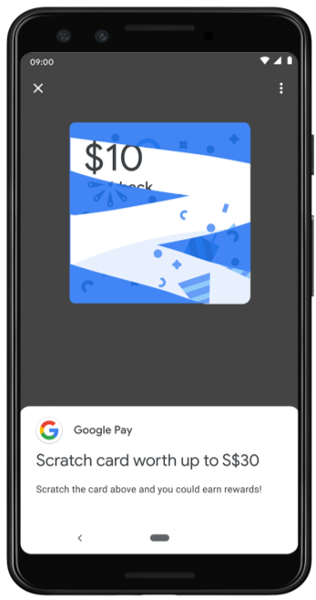 google pay scratch card