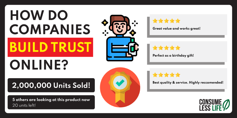 how do companies build trust online